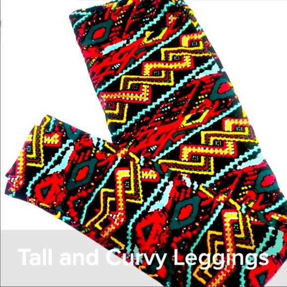 LULAROE AZTEC LEGGINGS - Picture 1 of 2